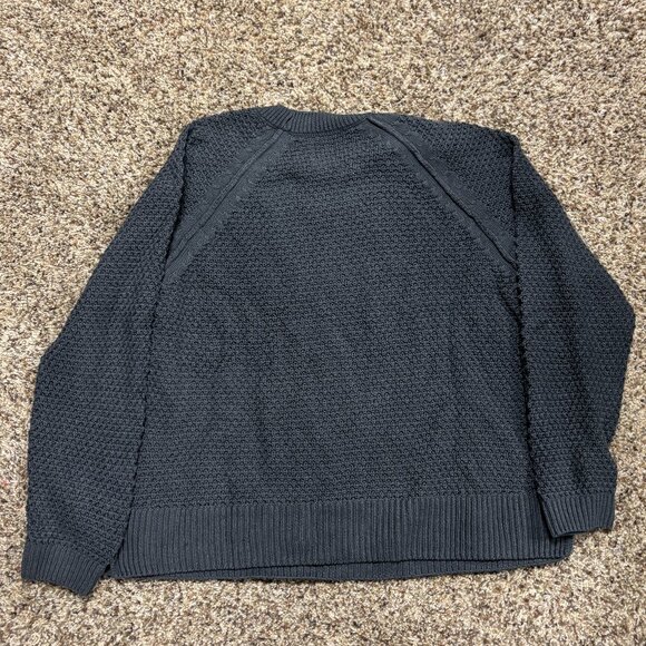 Gap Women's Pullov er Crew Neck Waffle Knit Sweater Size L-  Preowned - 2103 - Picture 3 of 3